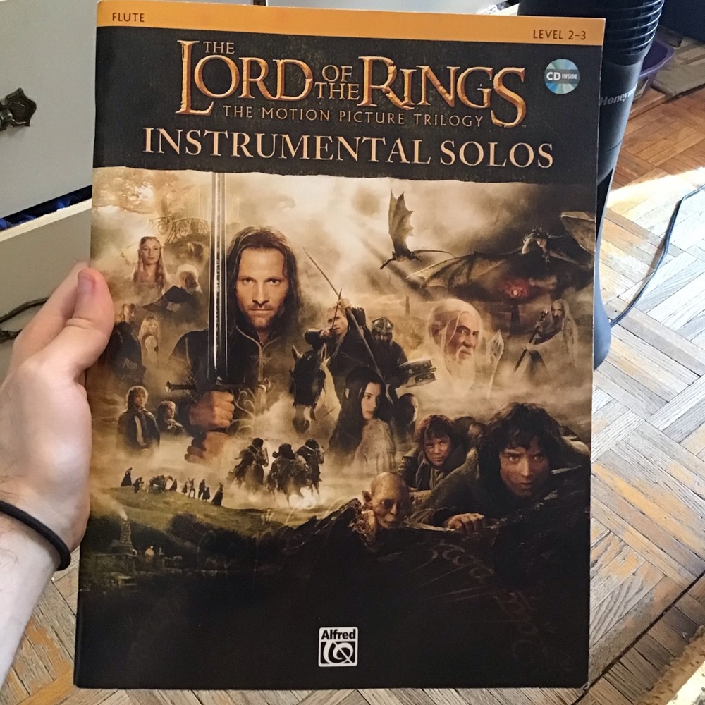 Lord Of the Rings- Flute Music Book